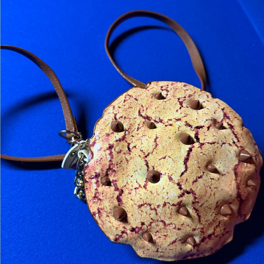 Betsey Johnson Cookie Mini Bag in Brown and Tan